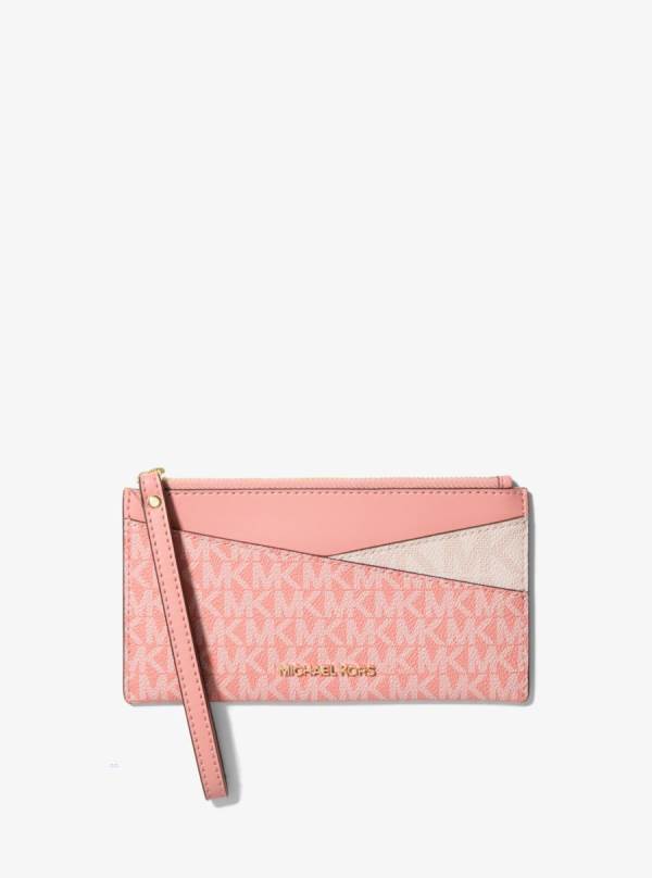 Damske Penazenky Michael Kors Jet Set Medium Color-Block Graphic Logo Crossover Wristlet Viacfarebný - Doplnky Michael Kors Nejlevnejsi | CEJBQ-9603